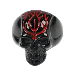 Prstan ETNOX - Black Skull - SR1423B