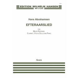 ABRAHAMSEN:EFERARSLIED/HERBSTLIED SET OF PARTS