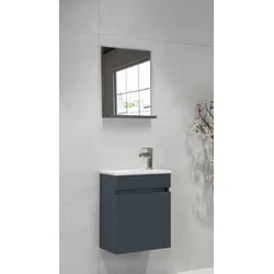 Hanah Home Set za kupatilo Fit, 2 komada, Antracit