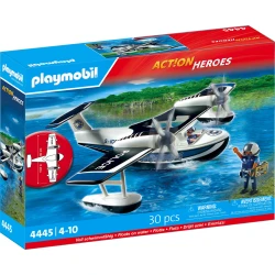PLAYMOBIL 4445 - Akcijski junaki - Policijsko hidroplan - 1 k.