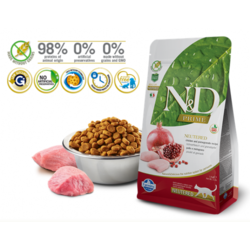 N&D Suva hrana Prime Cat Neutered Chicken&Pomegranate 10kg