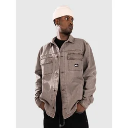 Quiksilver Mohab Washed Twill Shirt chocolate brown