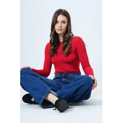 Trend Alacati Stili Ženska bluza Alc-X14395, Crvena