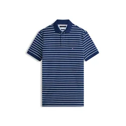 TOMMY HILFIGER Majica 1985 marine/bela