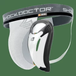 SHOCK DOCTOR Suspenzor sa Bio-flex čašicom, Sivo-crni