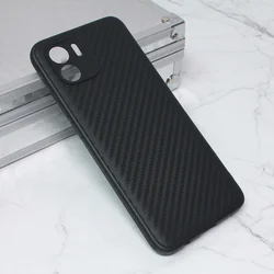 Torbica Carbon fiber za Xiaomi Redmi A1/A2 crna