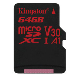 KINGSTON microSDXC 64GB Canvas React Class10 UHS-I U3 (SDCR/64GBSP) spominska kartica