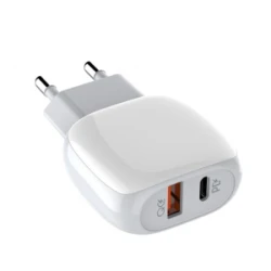 LDNIO A2313C (98321) kućni punjač USB 3.0 sa kablom Tip C (muški) na Tip C (muški) beli