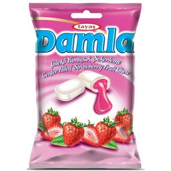 Tayas Damla polnjene karamele z okusom jagode 90 g