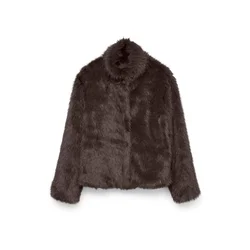 VERO MODA Zimska jakna VMMONROE čokolada