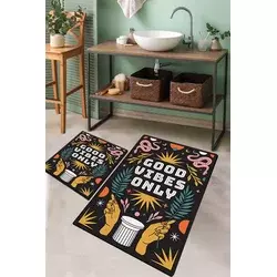 Lessentiel Maison Set 2 prostirke za kupatilo Šareni