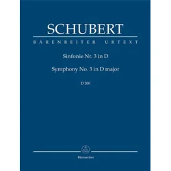 SCHUBERT:SYMPHONY NO.3 STUDY SCORE