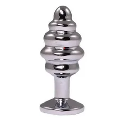 Metal anal plug rebrasti S