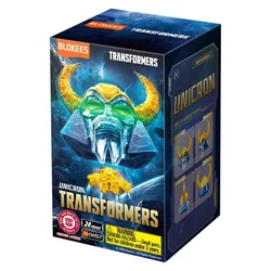 TRANSFORMERS BLOKEES gradbeni komplet Defender Version Unicron-Head Transparent Version