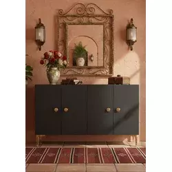 HANAH HOME Komoda Simple 120 Anthracite