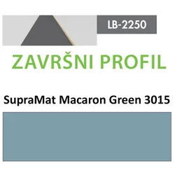 Profil Zidni MDF Završni LB-2250-B SupraMat Macaron Green (3015) 2800x115x12mm ( 026-125 )