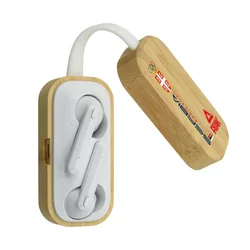 PEAK Fun Eco Bug bežične bluetooth slušalice, boja drveta