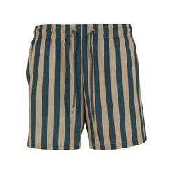 Urban Classics Kratke kopalne hlače  temno bež / temno zelena