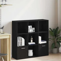 Ormar za knjige crni hrast 98x29x97,5 cm inženjerski drvo