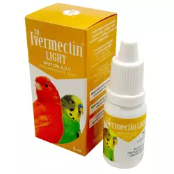 SH zdravilo za ptice Ivermectin Light Spot On, 5ml
