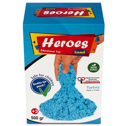 Kinetički pijesak u kutiji Heroes - Plave boje, 500 g