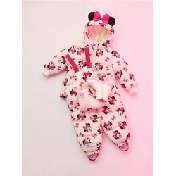 Sinsay - Skijaške pantalone sa tregerima Minnie Mouse - krem
