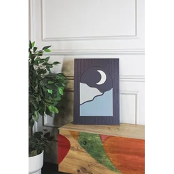 Wallity Slika Ersy3Dmoon-3247, MDF, 32x47x2 cm