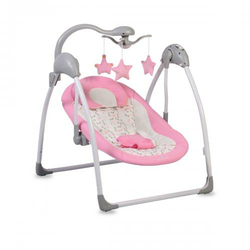 Muzička ležaljka za bebe Jessie – Pink