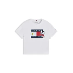 TOMMY HILFIGER Majica PEANUTS temno modra/rdeča/bela