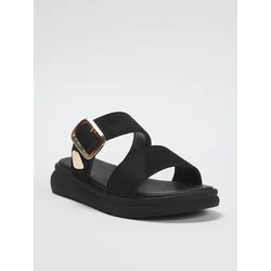 Trendyol Shoes Ženske papuče Takss25Te00006, Crne
