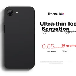 Snowkids Maska za mobilni telefon Iphone 17e/16e, Crna