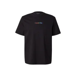 Calvin Klein Jeans Majica 20s modra/rumena/rdeča/črna