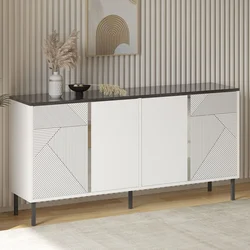 Hanah Home Konzolni sto Dora, 150x75x36 cm, Beli