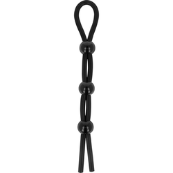 Ohmama Cord-Cock and testicles Ring Black