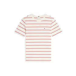 TOMMY HILFIGER Majica CODY rdeča/bela