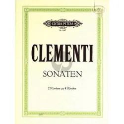 CLEMENTI:2 SONATEN 2 PIANOS 4 HANDS