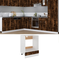 Ormarić za pećnicu Riga Dimljeni hrast 60x46x81,5 cm Konstruirano drvo