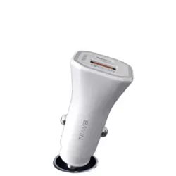 Bavin Auto punjač za telefon, 20W, PD QC3.0, USB Tip-C, Beli