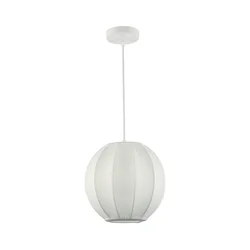 Luster na sajli DANA 1xE27/15W/230V, prečnik 25 cm, bela