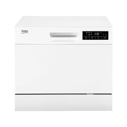 Beko Stona mašina za pranje sudova DTC36610W, 6 programa, 6 kompleta, Bela