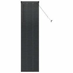Venecijanski zastore Crna 175 x 45 cm Aluminij