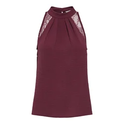 ONLY Bluza ONLMETTE  vinsko rdeča
