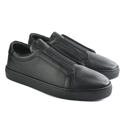 Mona Footwear Muške kožne patike, Crne