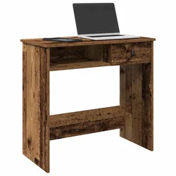 Radni stol boja starog drva 80 x 40 x 75 cm konstruirano drvo