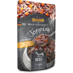 BELCANDO Vlažna hrana za pse Mastercraft Topping, Govedina, 100g
