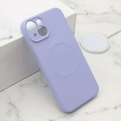 Maska VELVET TOUCH MagSafe za iPhone 14/ ljubičasta
