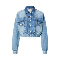 Herrlicher Prehodna jakna Dotty moder denim
