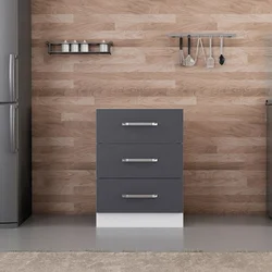 Hanah Home kuhinjski element Minar 4164, 60 cm, beli / antracit