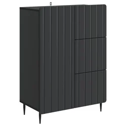 Kreveta s ladicama Crna 66 x 34,5 x 91,5 cm Konstruirano drvo