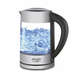 Adler AD 1247 Stekleni čajnik 1,7 l z nadzorom temperature.